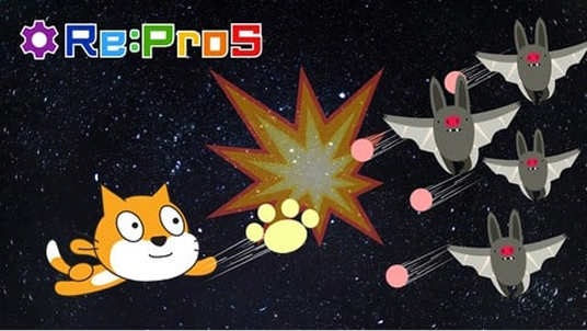 Scratch(スクラッチ)でシューティングゲームを作ろう！【超入門】初心者でもバッチリ！